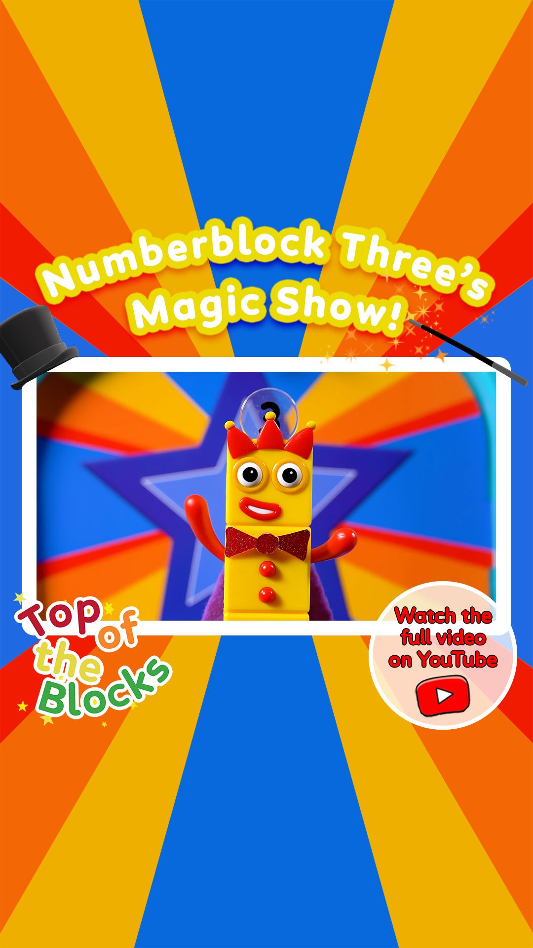 Numberblocks Learn To Count Three Is The Magic Number Numberblocks: