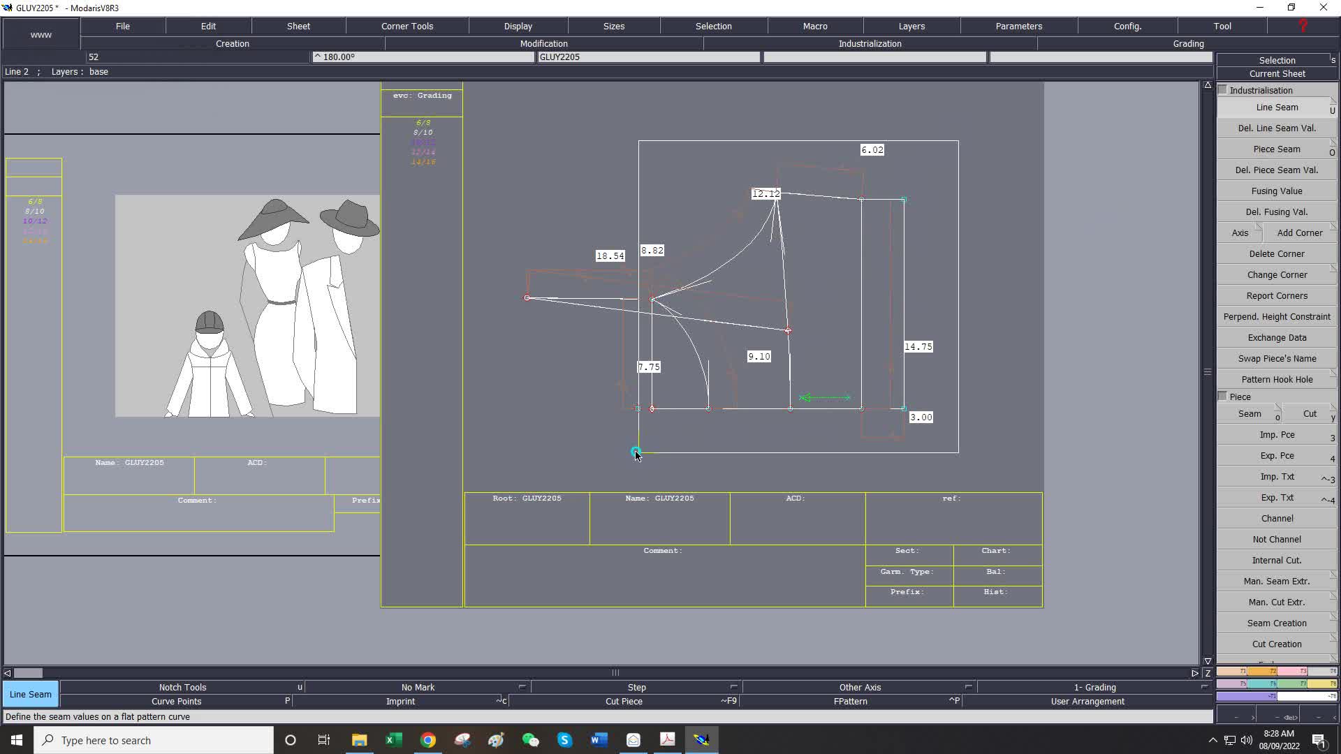 Winda Cad Training & Pattern making by Winda Cad Software Class 7 ...