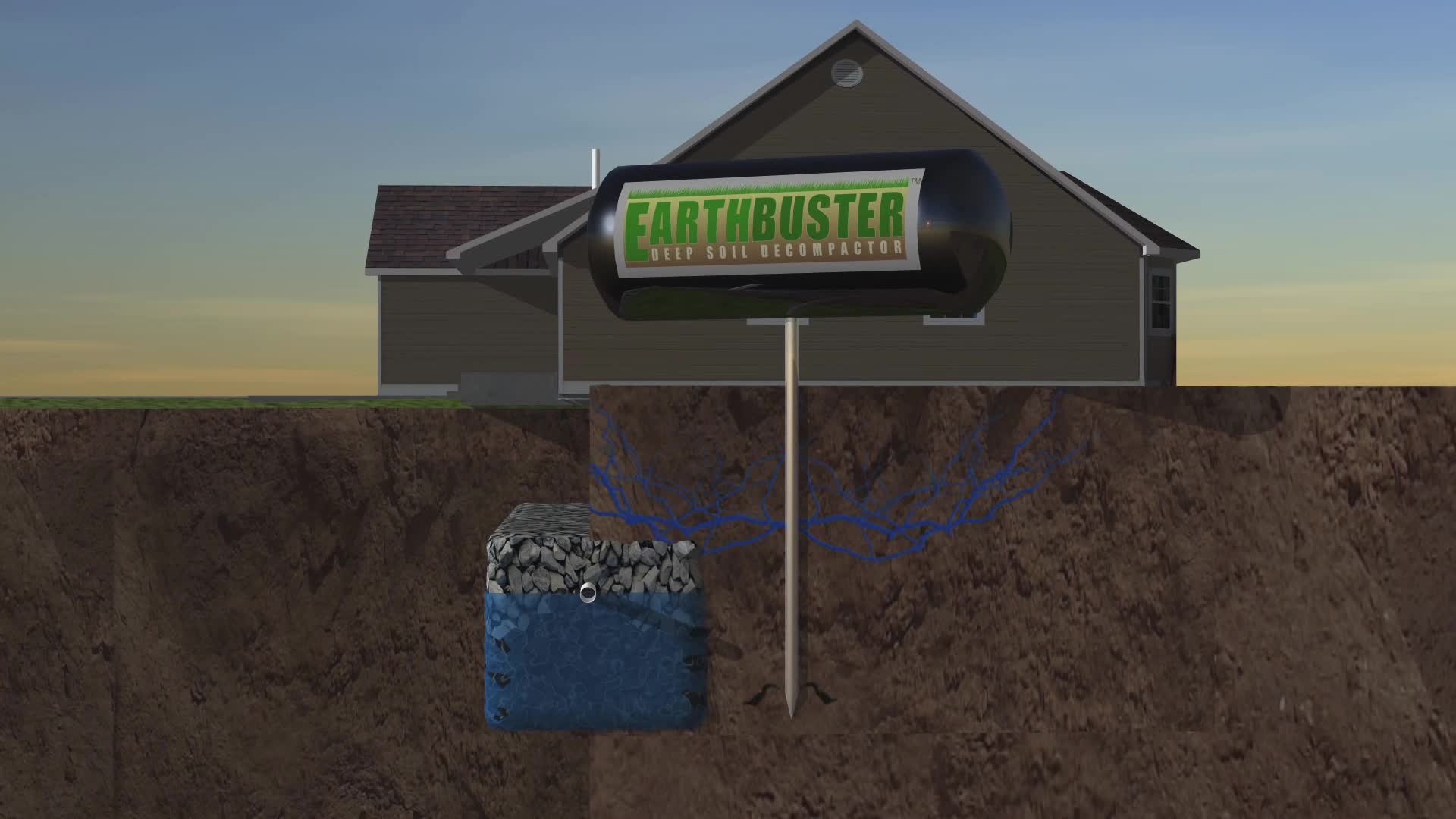 EarthBuster Deep Soil Decompactor