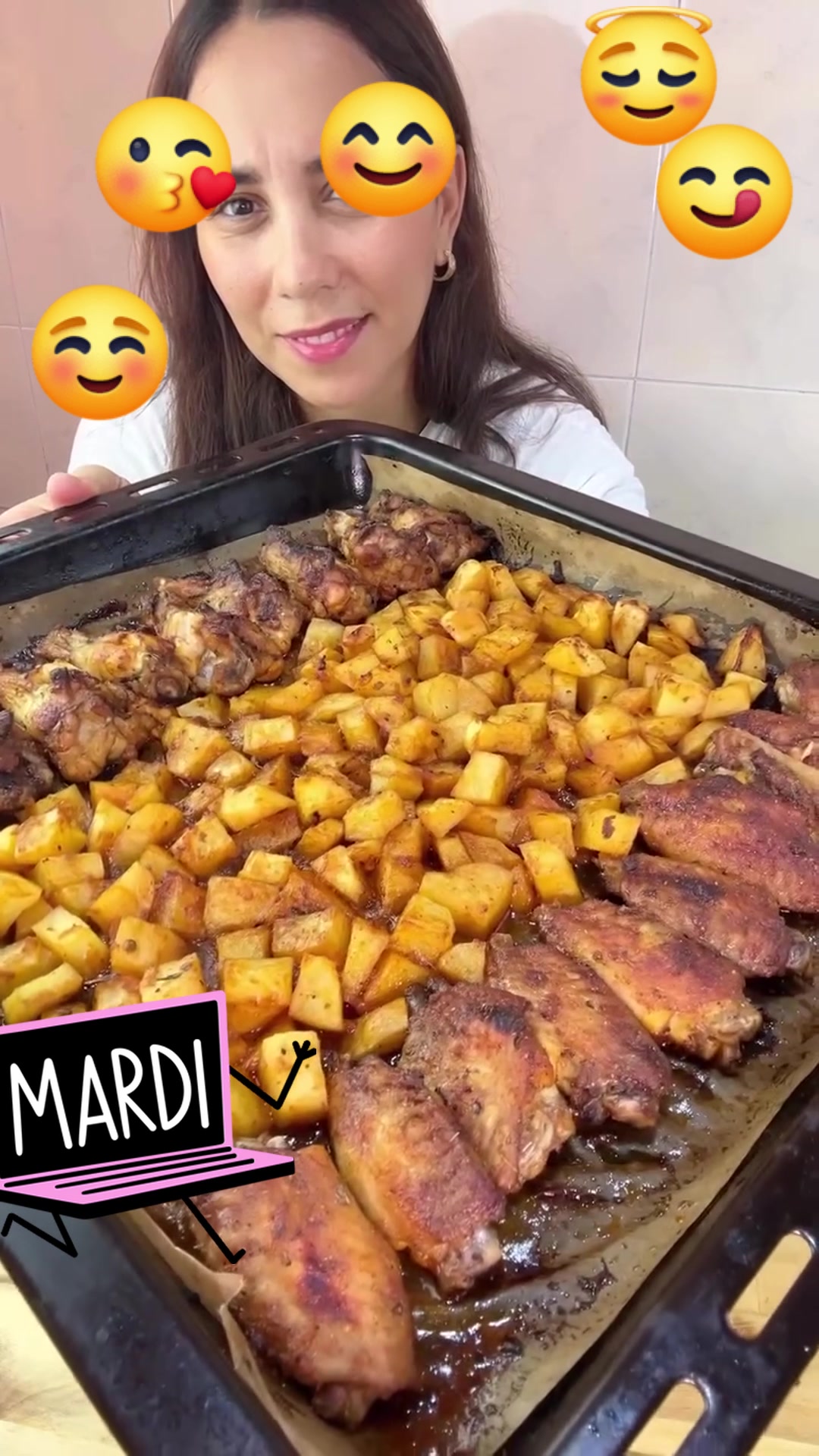 أجو نوجدو أجنحة الدجاج طايبين فالفران #شهيواتي #وصفات #مقيلة #الصيف ...