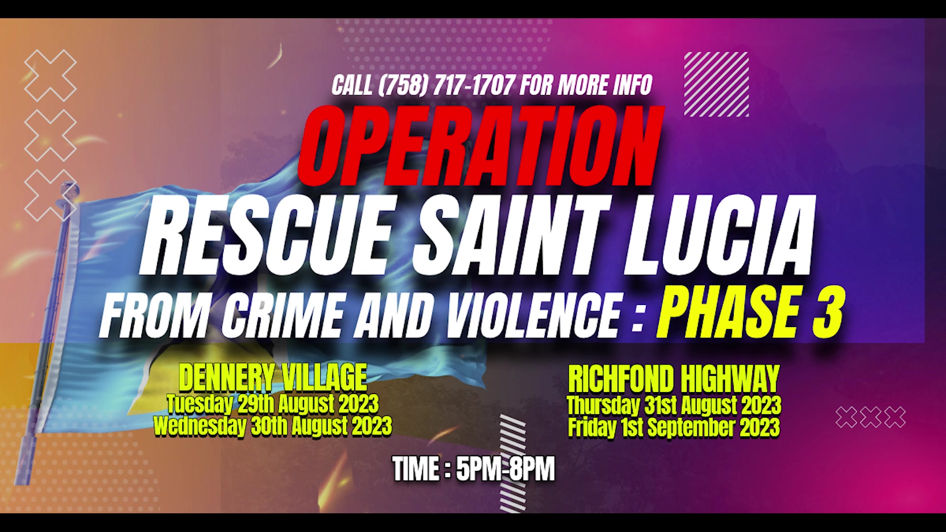 Operation Rescue Saint Lucia Is An Initiative By Redemption Ministries ...