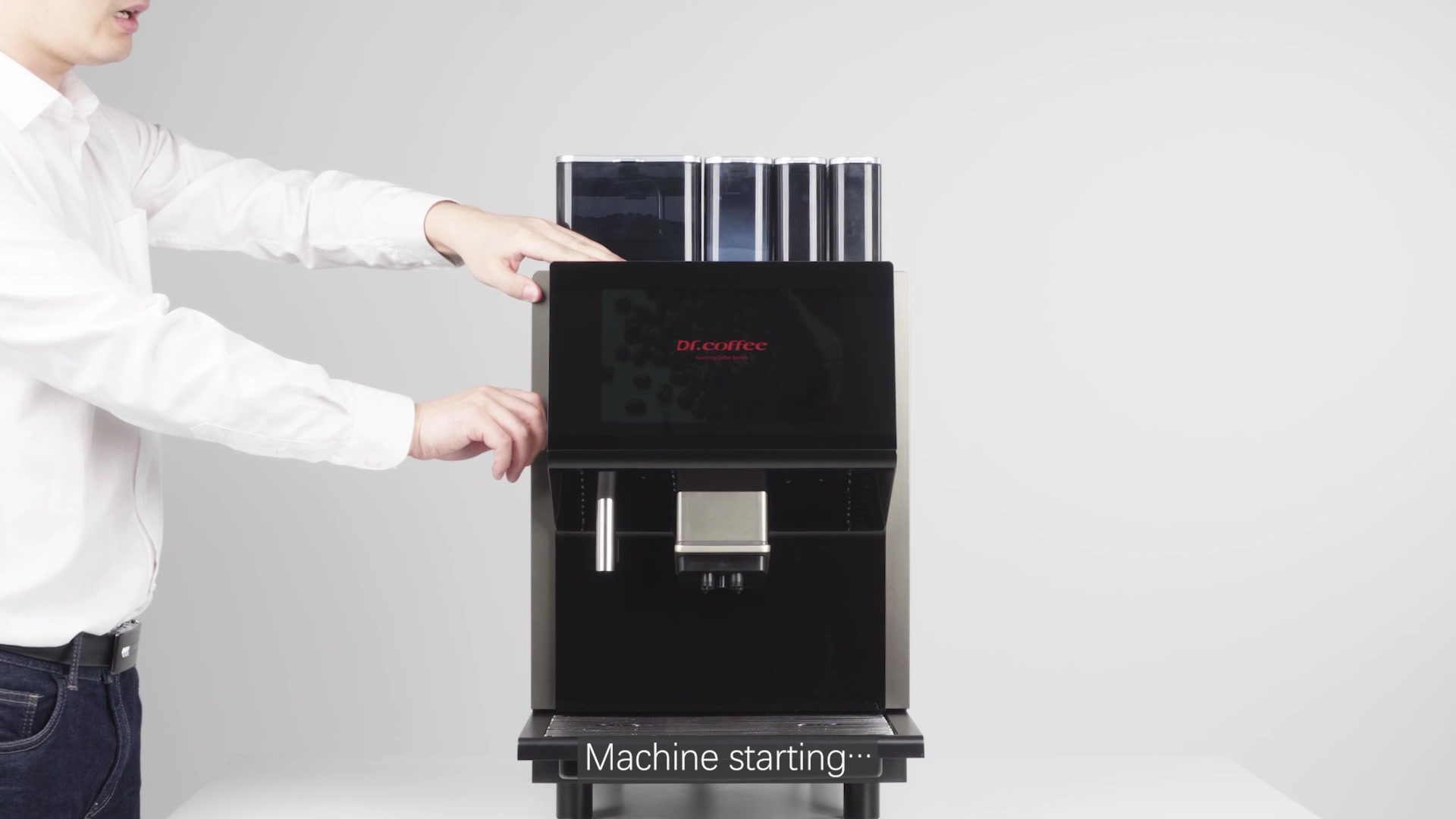 Dr coffee Coffee Center -01 Setting new machine Dr coffee E-commerce Team