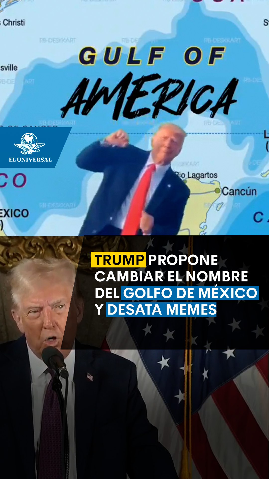 Trump, fuera de control; postea mapas con Canadá y Groenlandia como ...