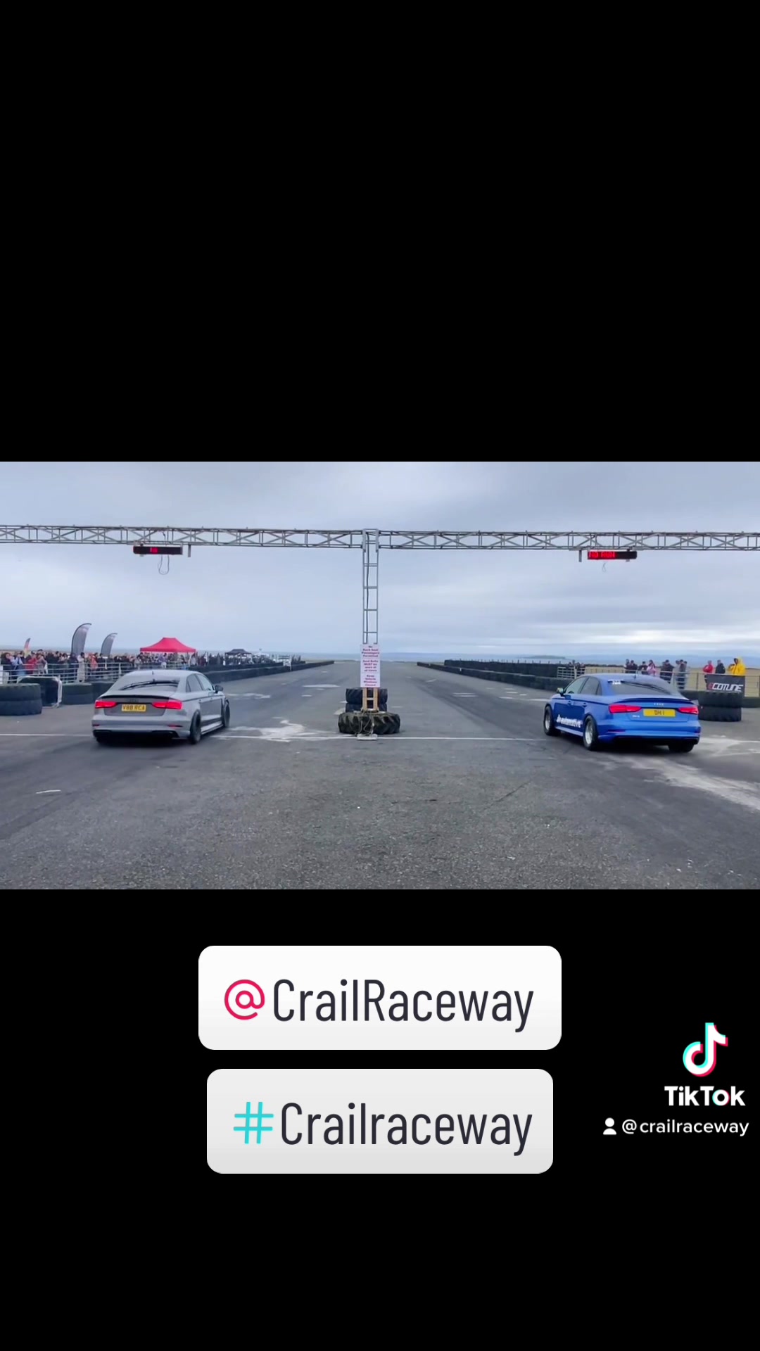 Playing with TikTok this morning #crail #crailraceway #dragstrip # ...