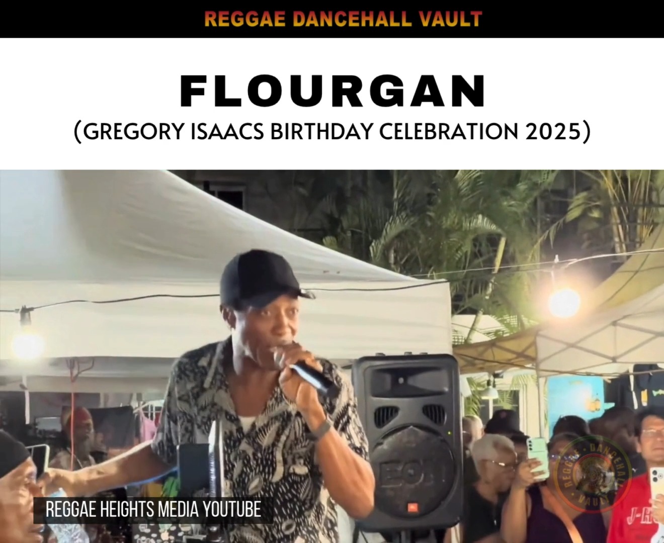 Flourgan at Gregory Isaacs Birthday Celebration 2025 #reggae #dancehall ...