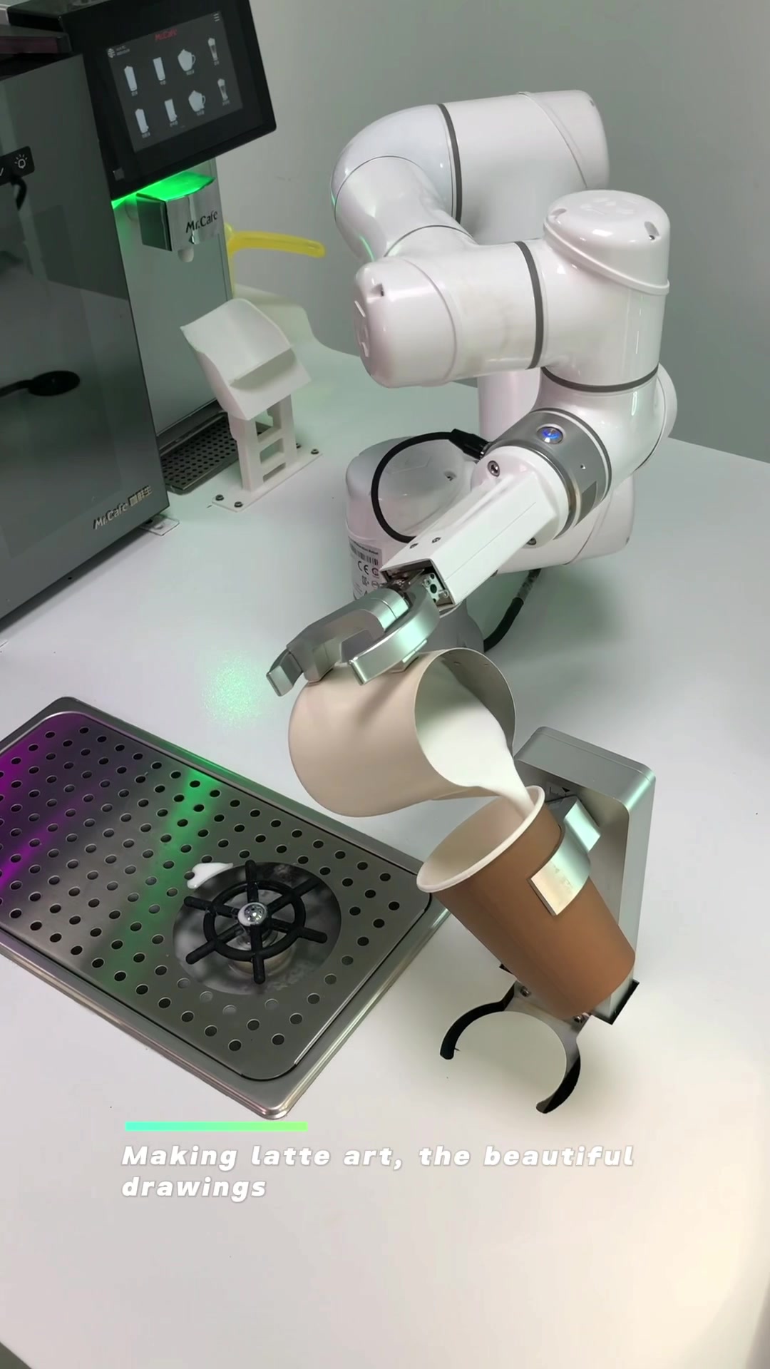 Do you know how to make latte art with a robot barista? If you want to ...