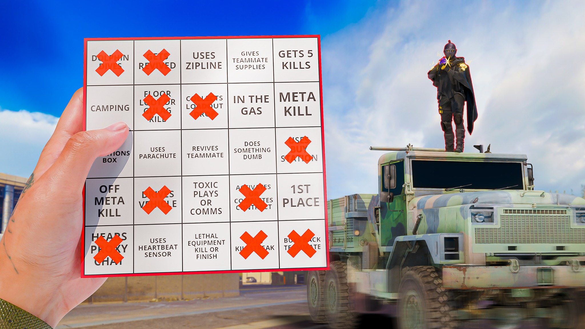 はたじるし Warzone Bingo after the update is wild! 😬 #callofduty #warzone