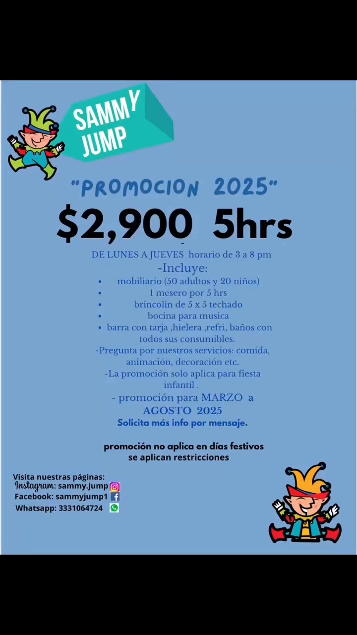 Sammy Jump Pura Fiesta | Zapopan