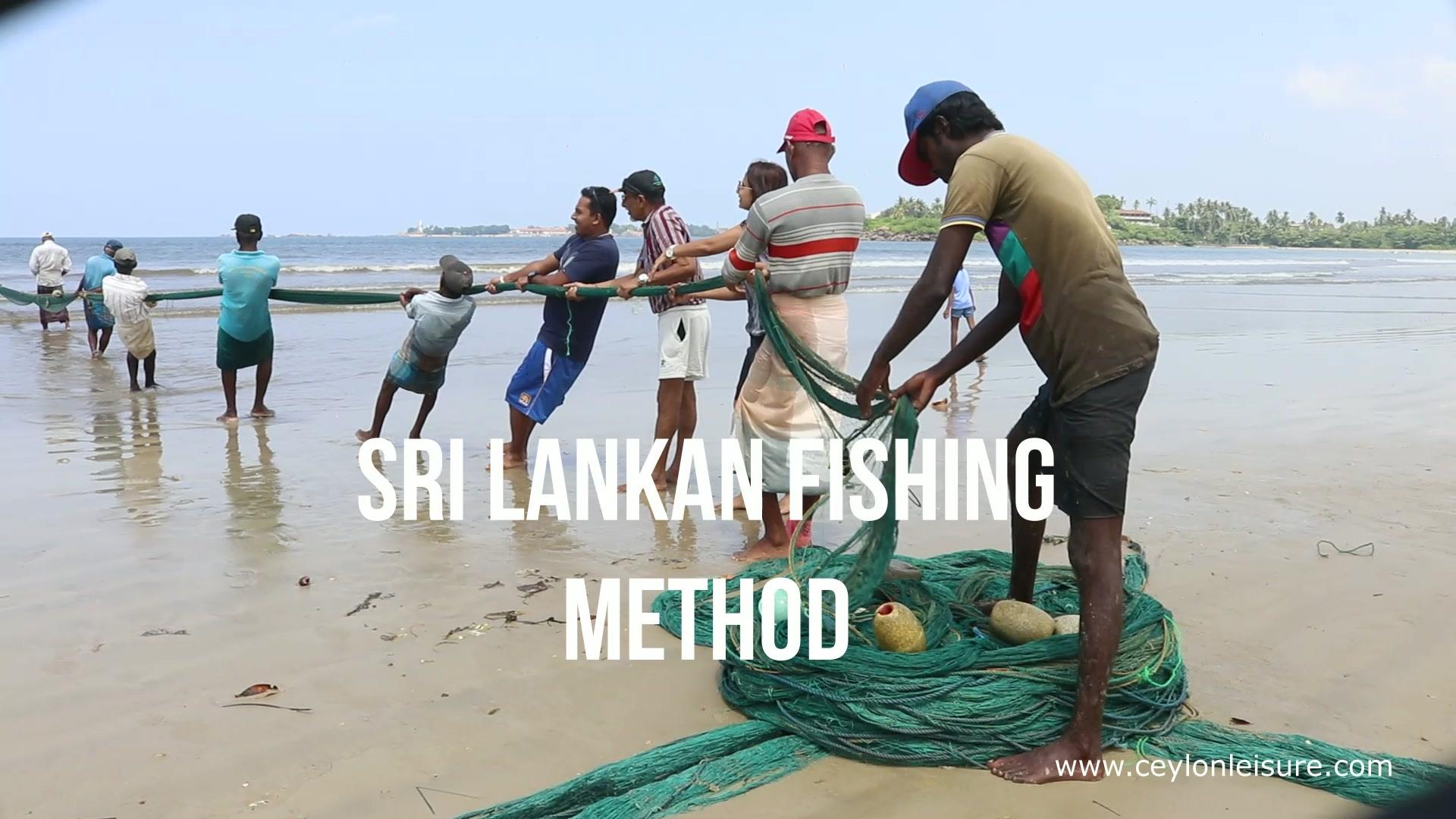 Net Fishing in Sri Lanka This process is called 