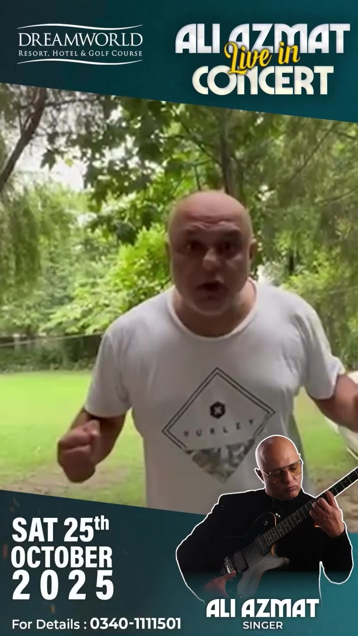 Pakistan’s Greatest Rock Star Ali Azmat invites Dreamworld Members for ...