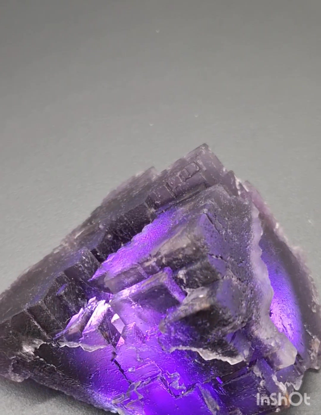 置物 Minerva Mine#1 Fluorite Crystals, Minerva No. 1 Mine, Illinois
