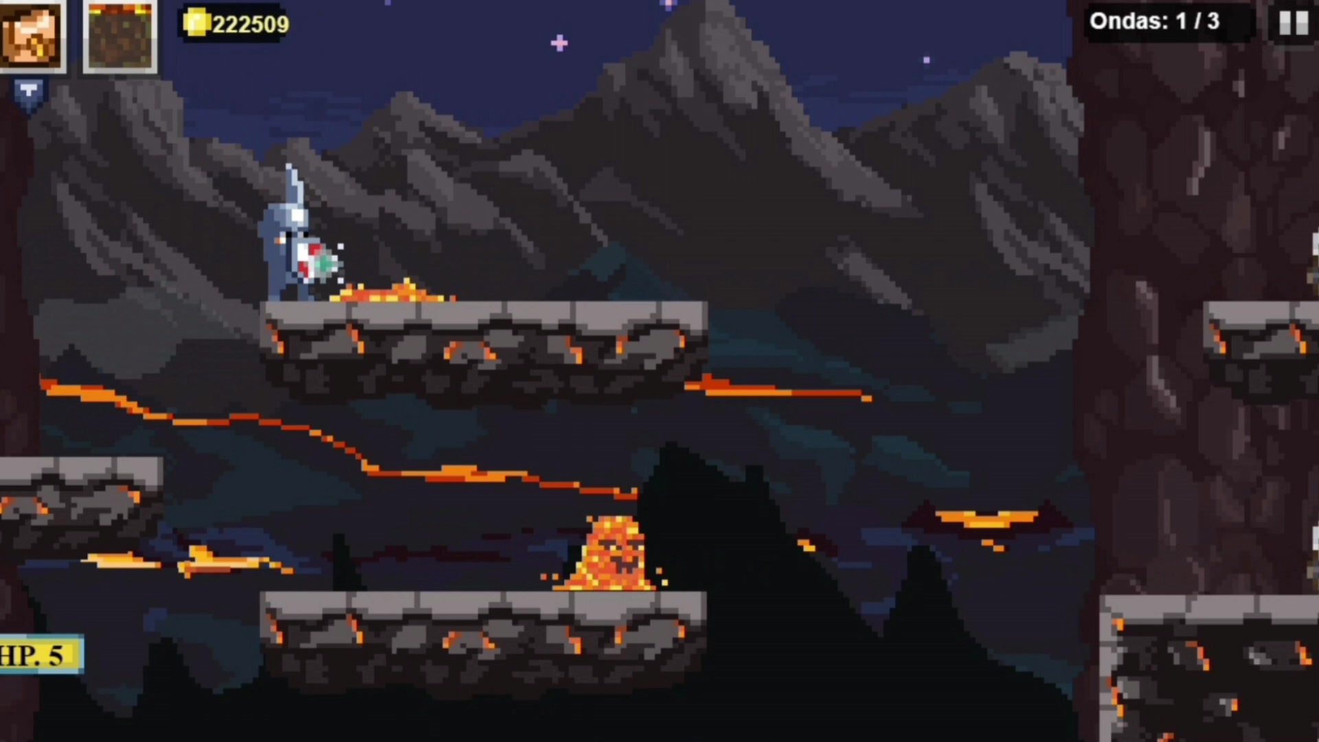 Retro pixel art game The Last Hero on sale on Steam
