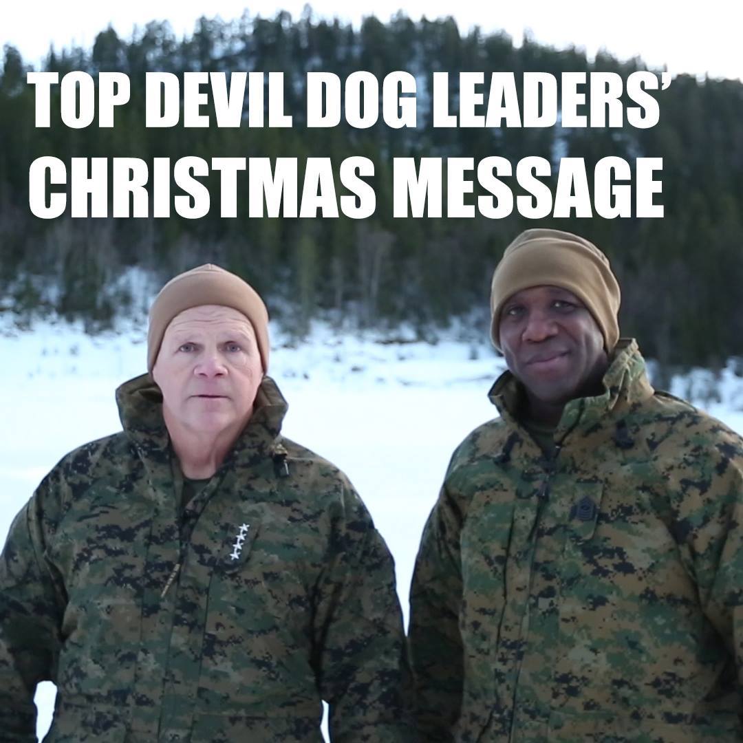 CMC and SGT. MAJ. Share the Christmas Spirit | No matter where you are ...