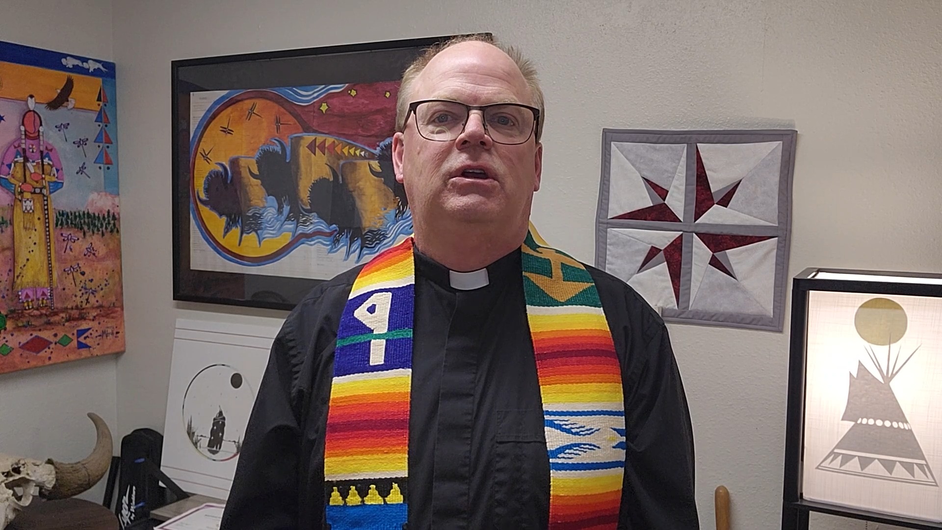 Rev. Dan Johnson of the Pine Ridge Reconciliation Center has prepared a ...