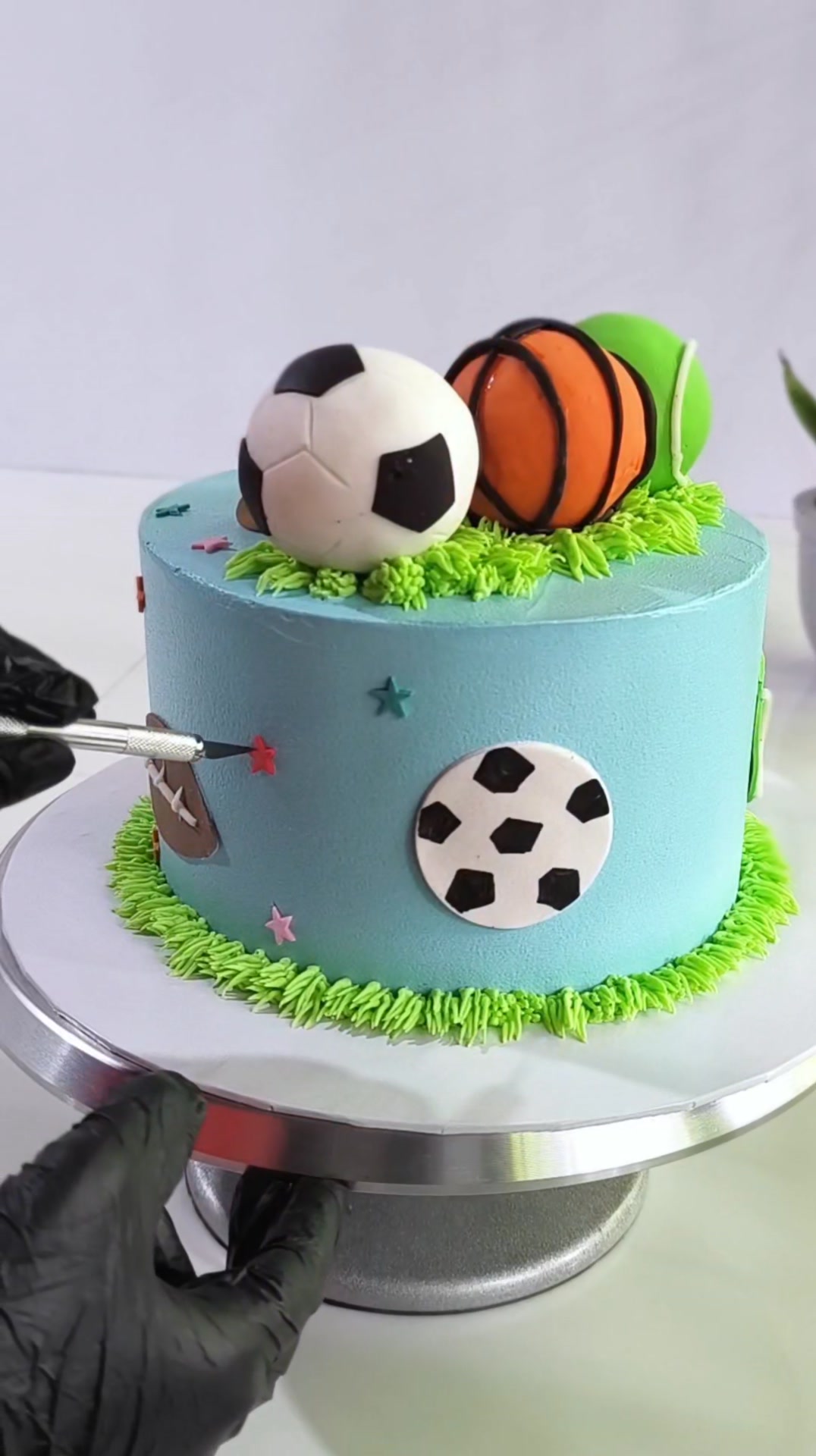 All Sports Cake! Cake that scores big 🏀⚽ | Chefclub Network
