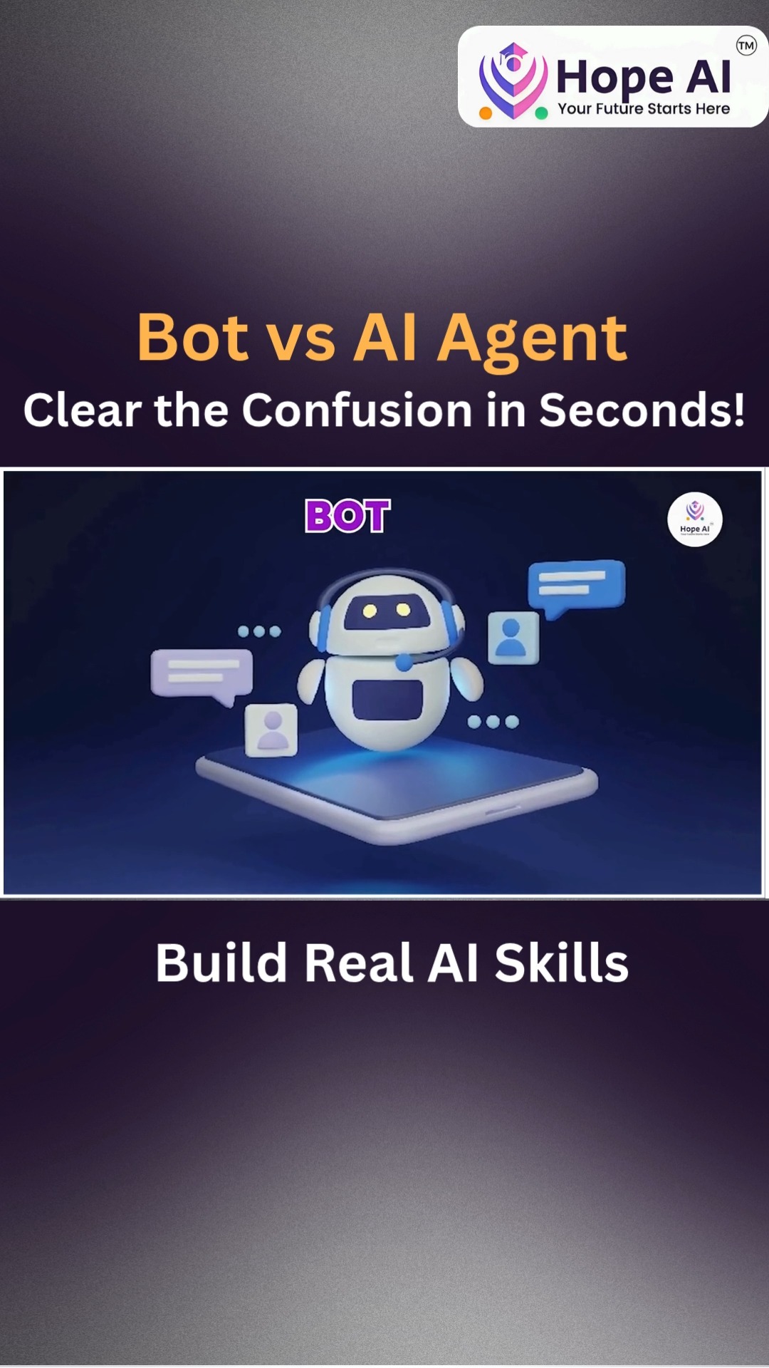 🧠 𝐁𝐨𝐭 𝐯𝐬 𝐀𝐈 𝐀𝐠𝐞𝐧𝐭 – 𝐖𝐡𝐚𝐭’𝐬 𝐭𝐡𝐞 𝐑𝐞𝐚𝐥 𝐃𝐢𝐟𝐟𝐞𝐫𝐞𝐧𝐜𝐞? ot all smart systems ...