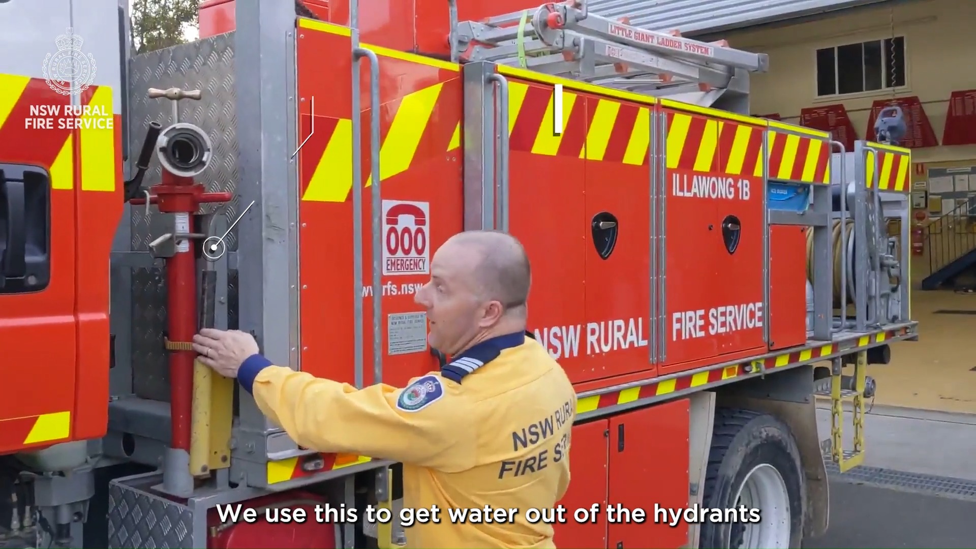 Ever wondered what's on board a NSW RFS fire truck? Captain Simon ...