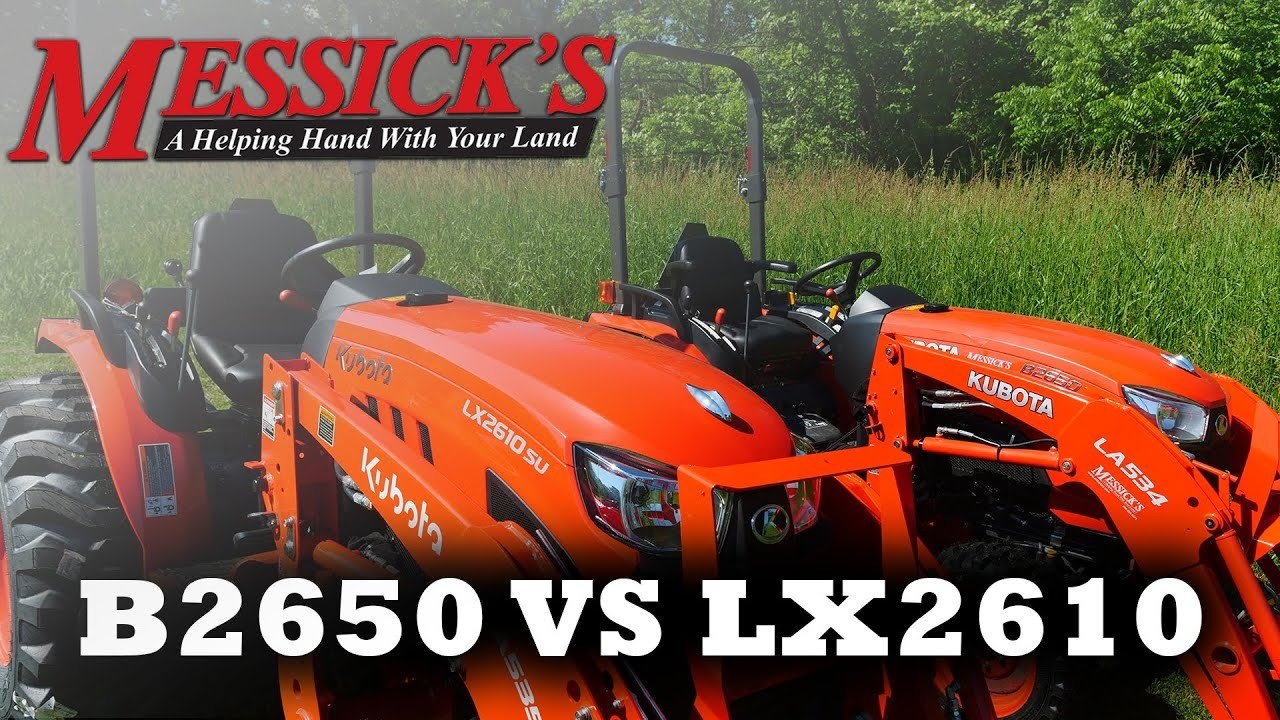 Learn about the differences between the B2650 and the new Kubota