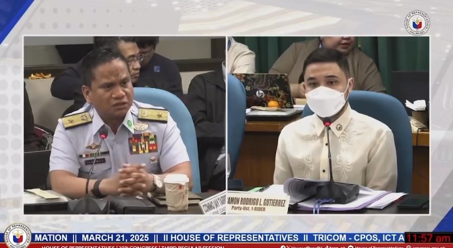 PANOORIN: Interpelasyon ni Rep. Rodge Gutierrez kay PCG West Phil Sea ...