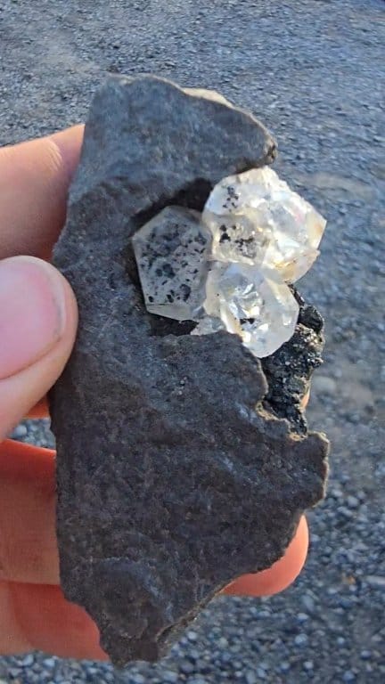 New Auction - (Closed) Beautiful Herkimer Diamond Cluster on Host Rock ...