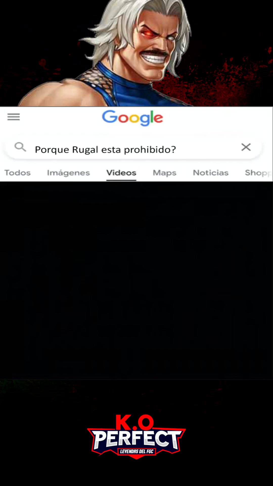 K.O. PERFECT - 🤯 ¿POR QUÉ RUGAL ESTÁ PROHIBIDO? Aquí la... | Facebook