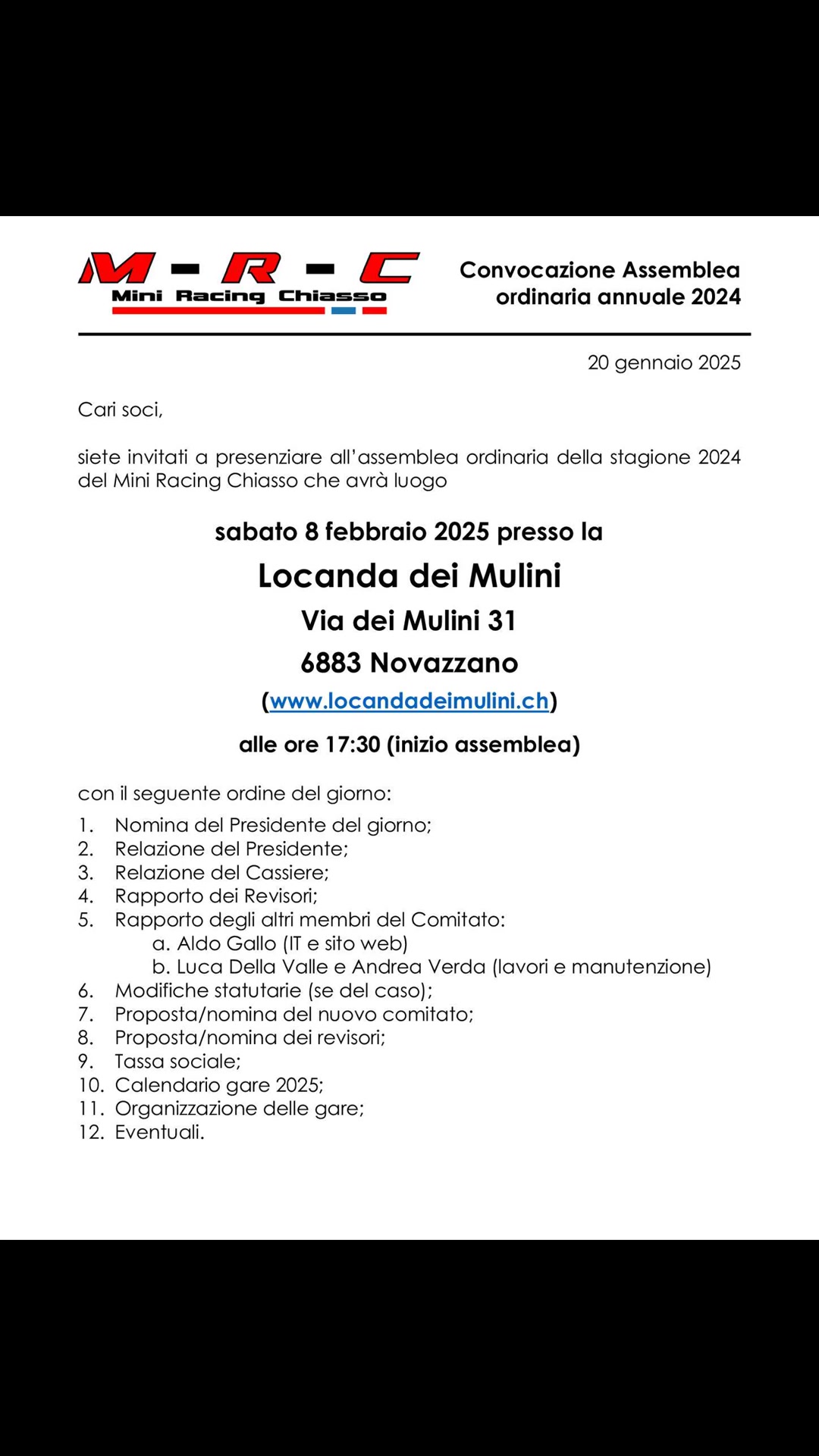 Mini Racing Chiasso