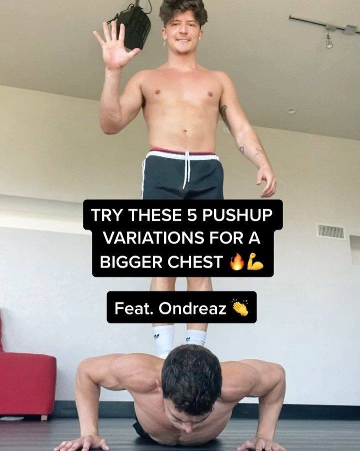 No gym? No problem. TRY these 5 push-up variations for a BIGGER chest ...