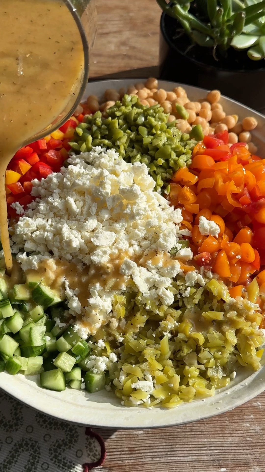 Easy Greek Chickpea Salad - Great for quick week-night dinner, meal ...