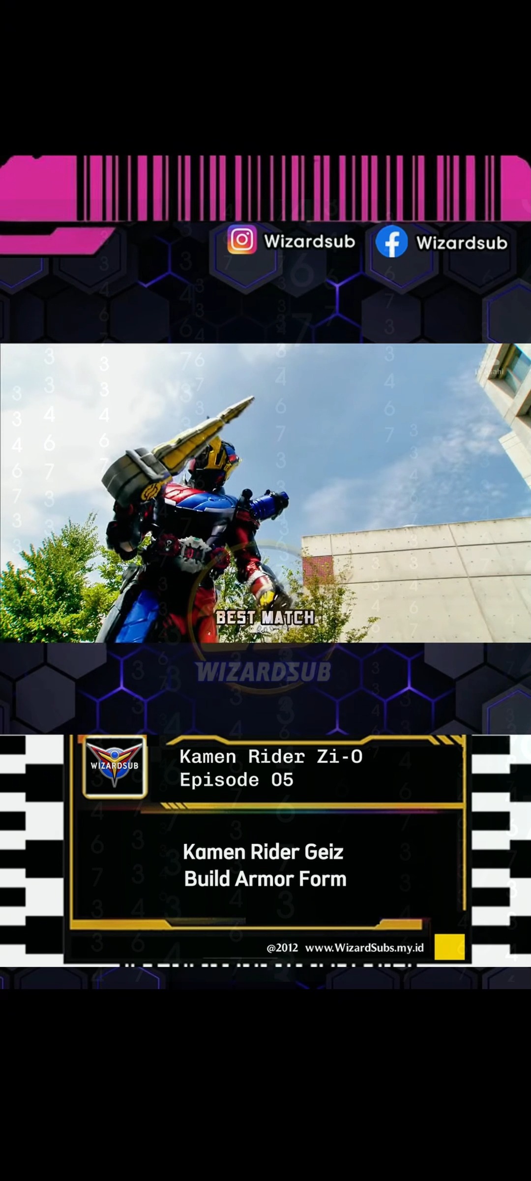 Wizardsub 2.0 - Kamen Rider Geiz - Build Armor... | Facebook