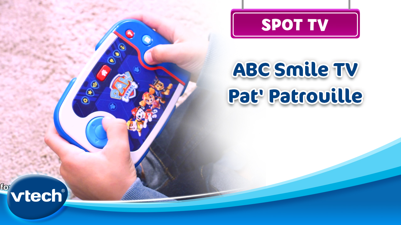 VTech Pat' Patrouille – Console TV éducative ABC Smile – Manette Sans Fil, HDMI – 3-7 Ans – Français