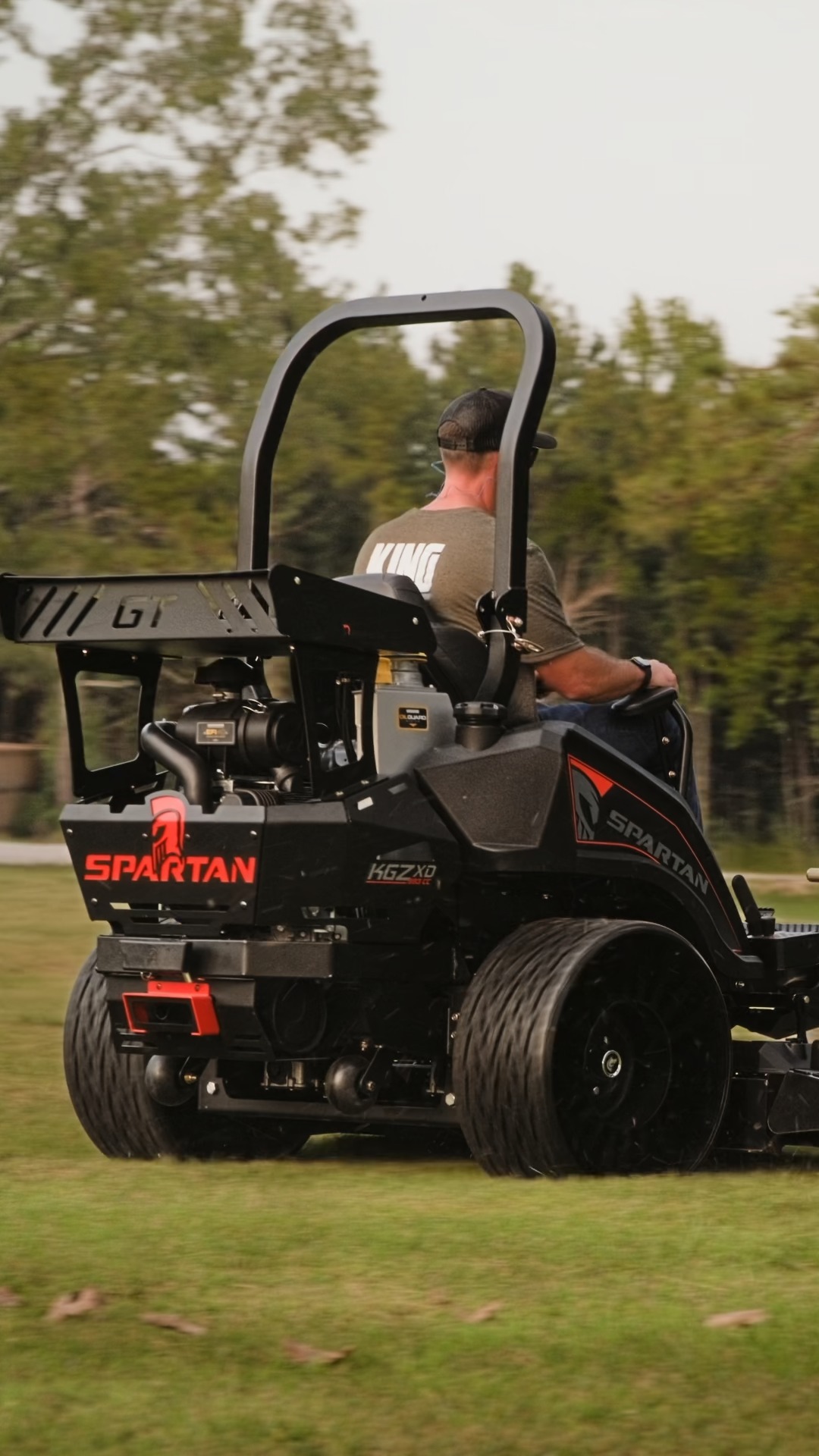 Unleash your inner warrior on the baddest zero turn mower on the