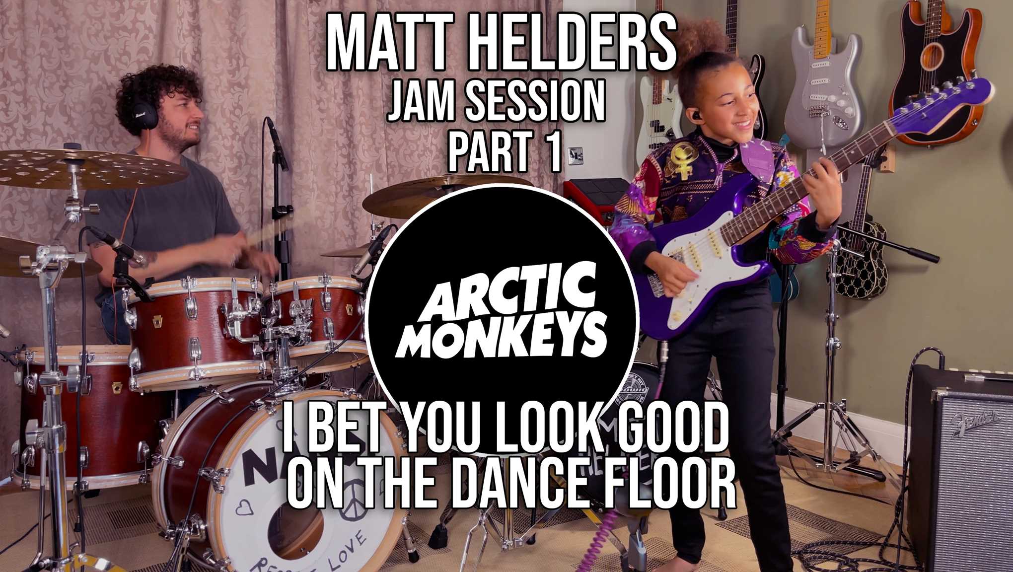 Nandi Bushell The Matt Helders Jam Session Part 1 Arctic Monkeys I Bet You Look Good On The Dance Floor Facebook
