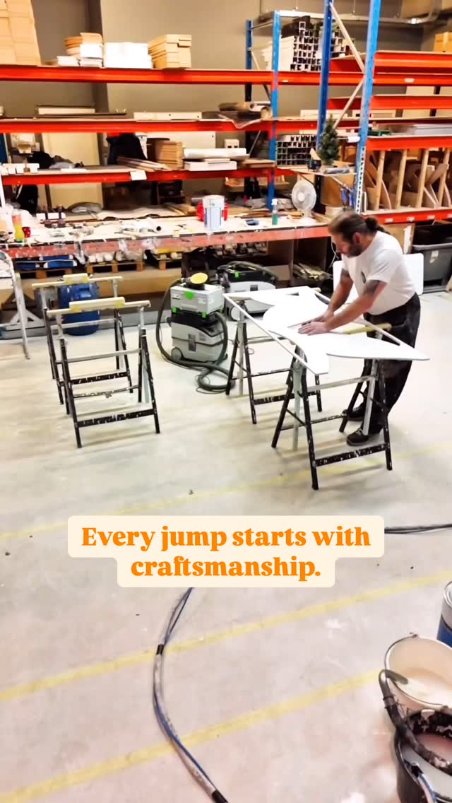 Every jump starts with craftmanship. Ever wonder what it takes to build ...