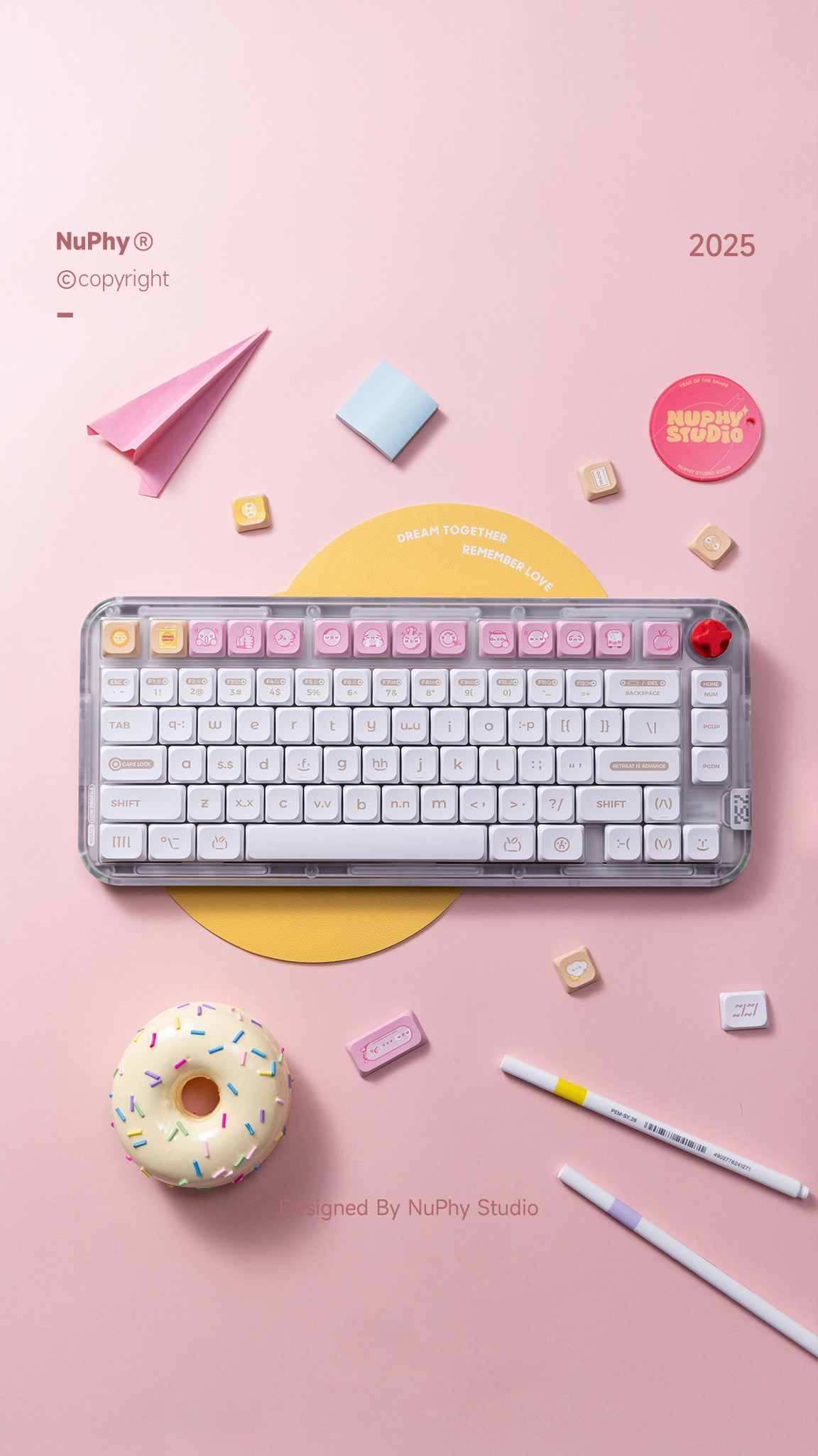 ◎ Keyboard: Kick75 ◎ Keycaps: Numoji ◎ Switches: Blush Switch