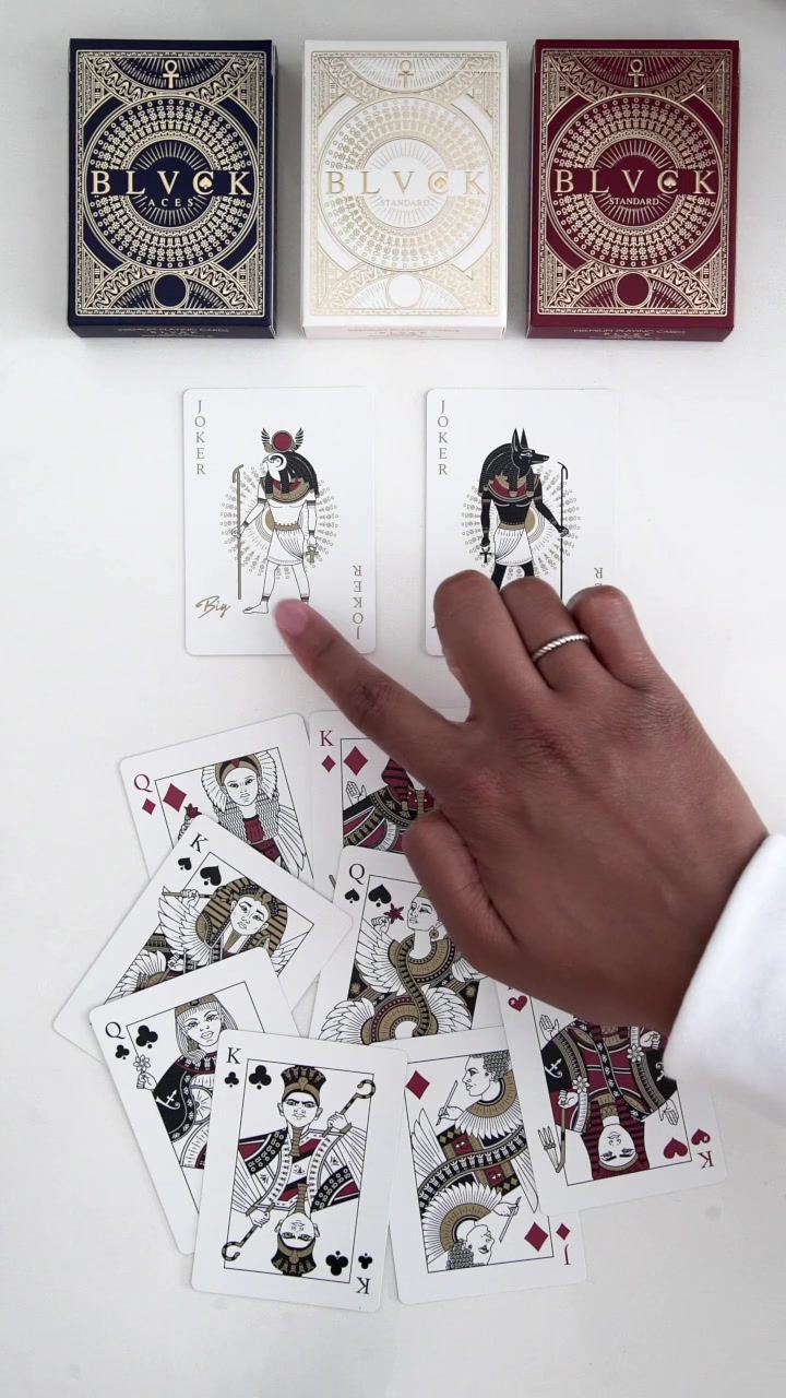 Blvck playing cards BACK IN STOCK. 🃏🖤 Our Blvckout bundle
