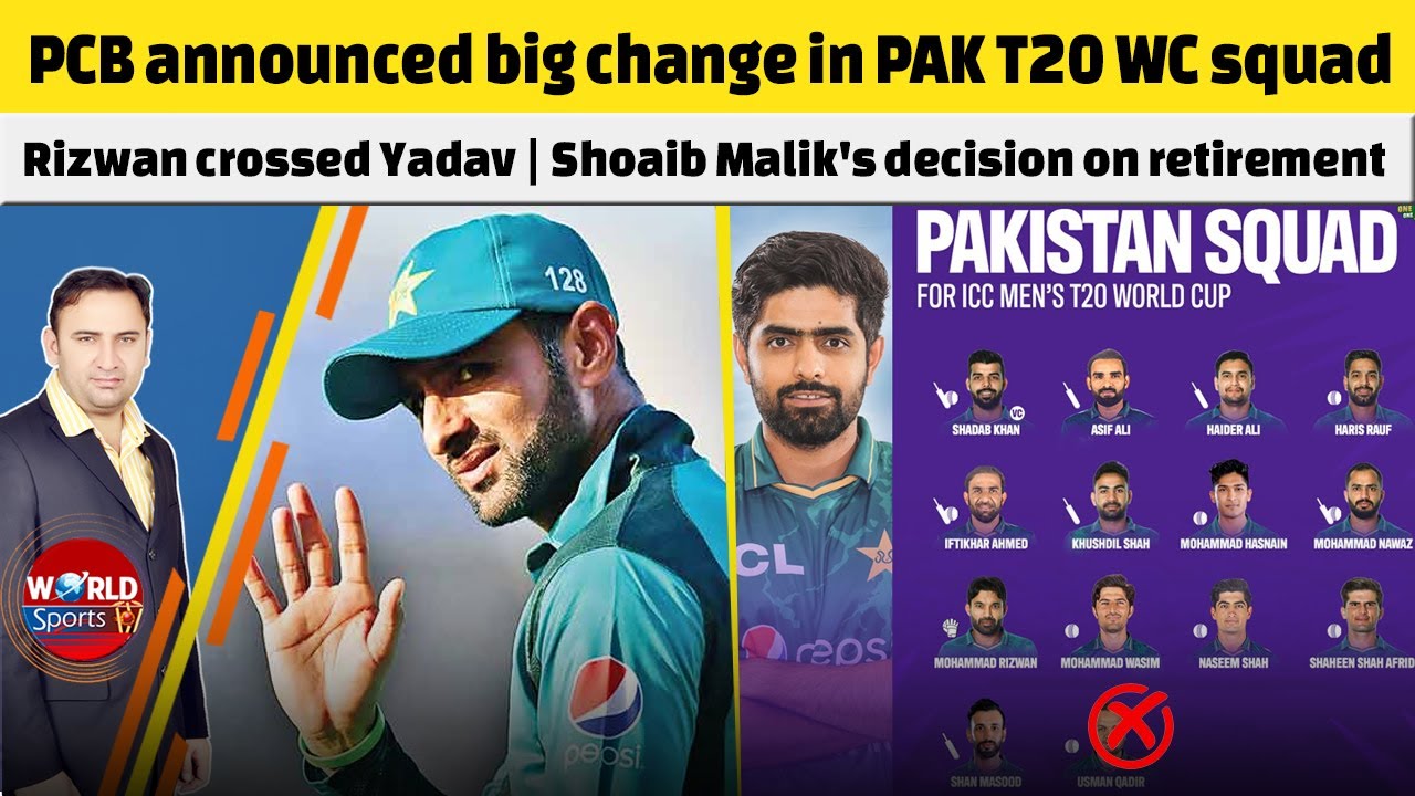 PCB announced big change in PAK T20 WC squad - Rizwan crossed Yadav ...