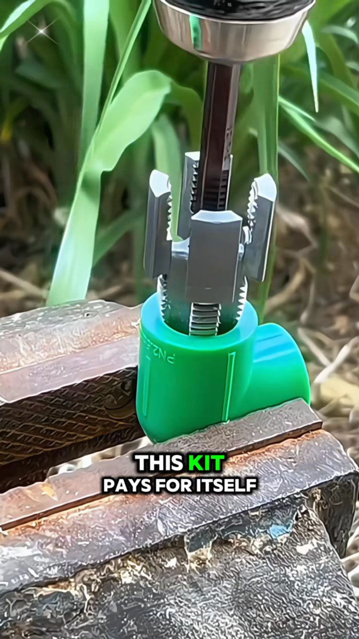Master PVC Threading Effortlessly! 🛠️🔩 Get Your PVC Pipe Threader Kit ...