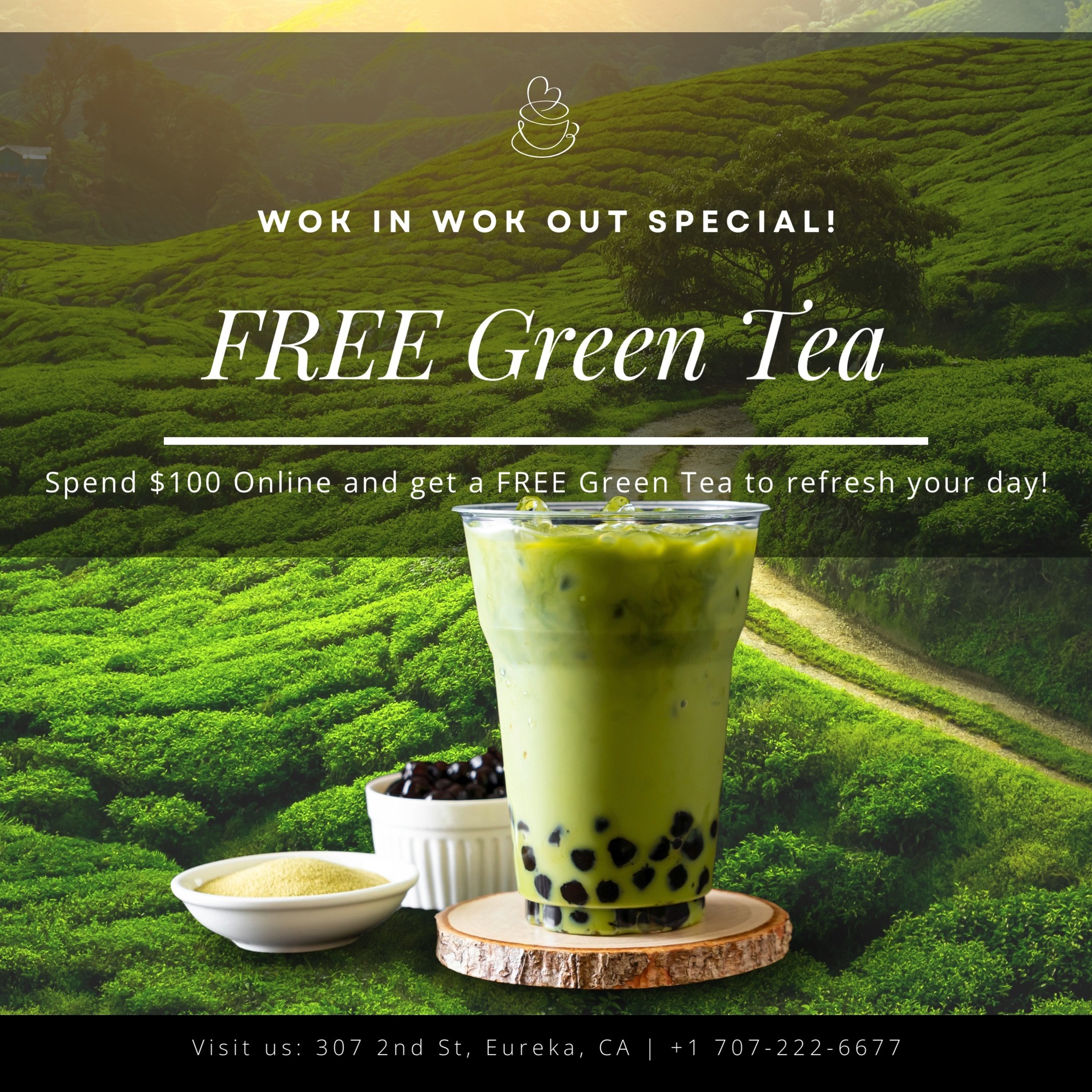 Wok In Wok Out Asian Eatery & Boba Tea Shop | Eureka CA