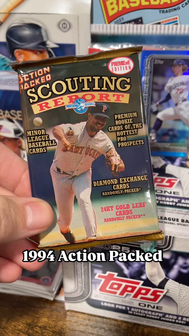 Pretty cool 1994 Action Packed Minor League baseball cards with gold ...