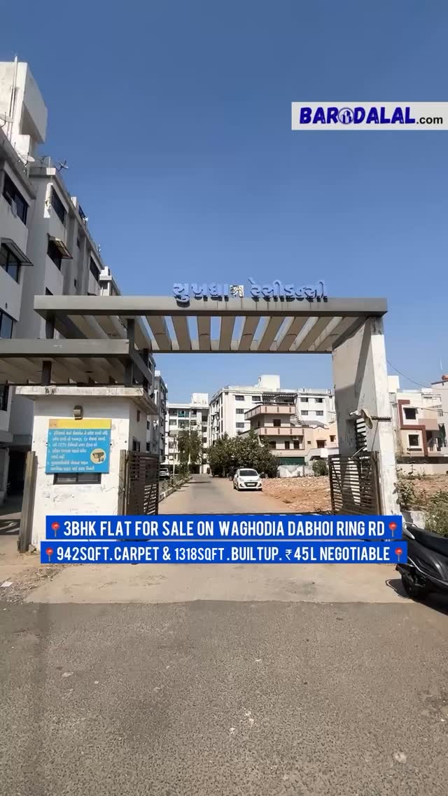 Full furnished 3bhk flat for sale on waghodia dabhoi ring road vadodara ...