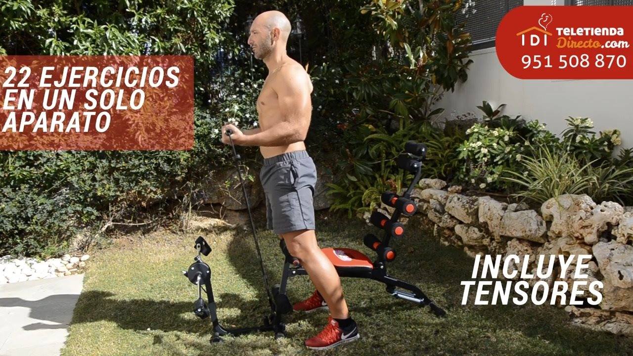 Bonplus Wonder Master Bike: Banco Ajustable Multifuncional Para 22 Ejercicios, Incluye Pedales Y Bandas – Entrena En Casa Cuerpo Entero
