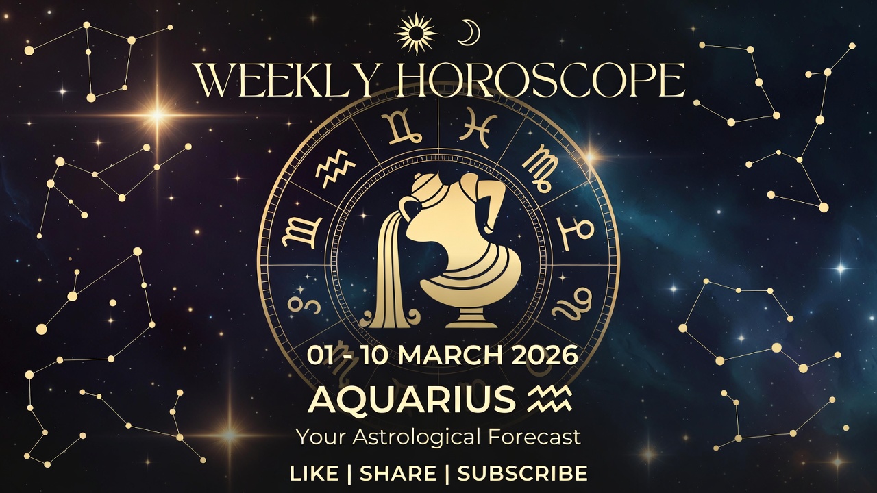Aquarius 01 March to 10 March 2026 | Weekly Horoscope | Abdul Hai ...