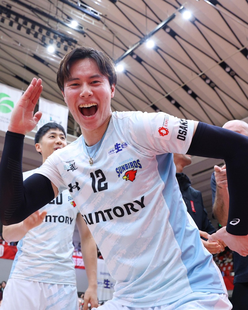 Congratulations Suntory Sunbird🥺❤️🏐🥇 Team 🇯🇵 🇯🇵 No.12 Ran