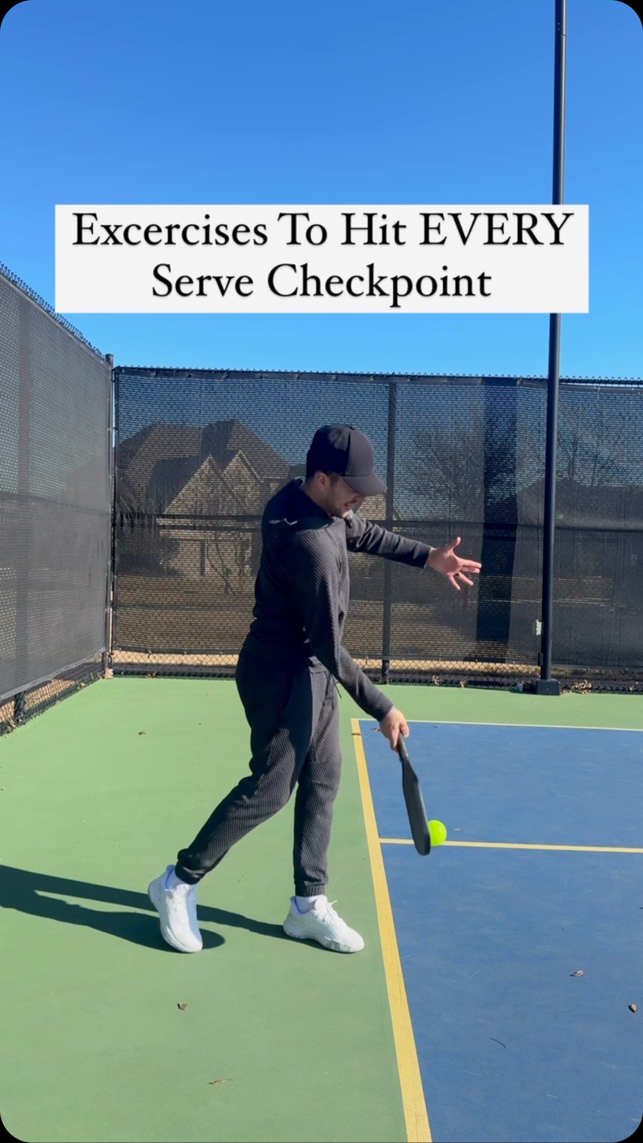 Exercises To Learn Every Serve Checkpoint🥒 @universal.rackets | Tyler ...