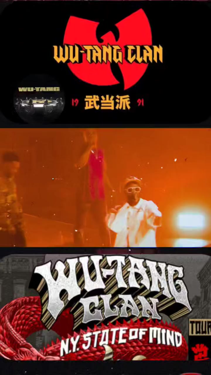✈ WU-TANG CLAN JAPAN TOUR (1997) フライヤー Wu got global love 👐 📹: Wu-Tang in Japan, 1997, from Wu-Tang