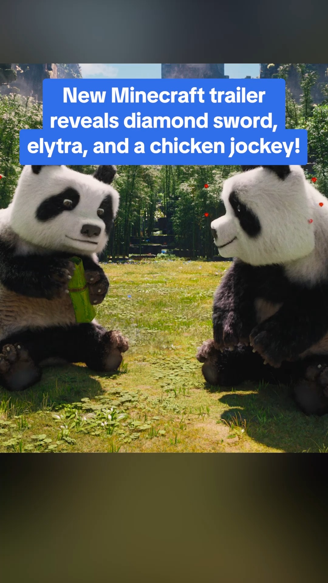 The Chicken Jockey in A Minecraft Movie is TERRIFYING. #aminecraftmovie ...