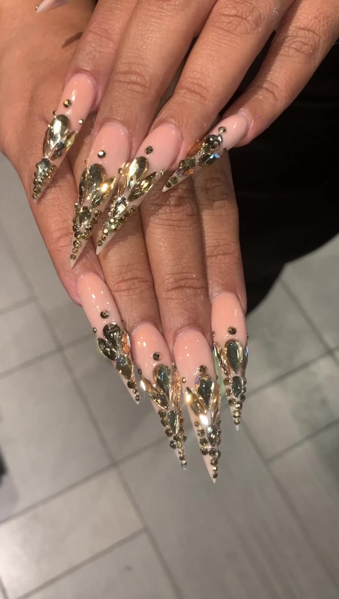 3 hours nail set. Done by Kelbi. 3630 S 25th E, ste 8, Idaho Falls