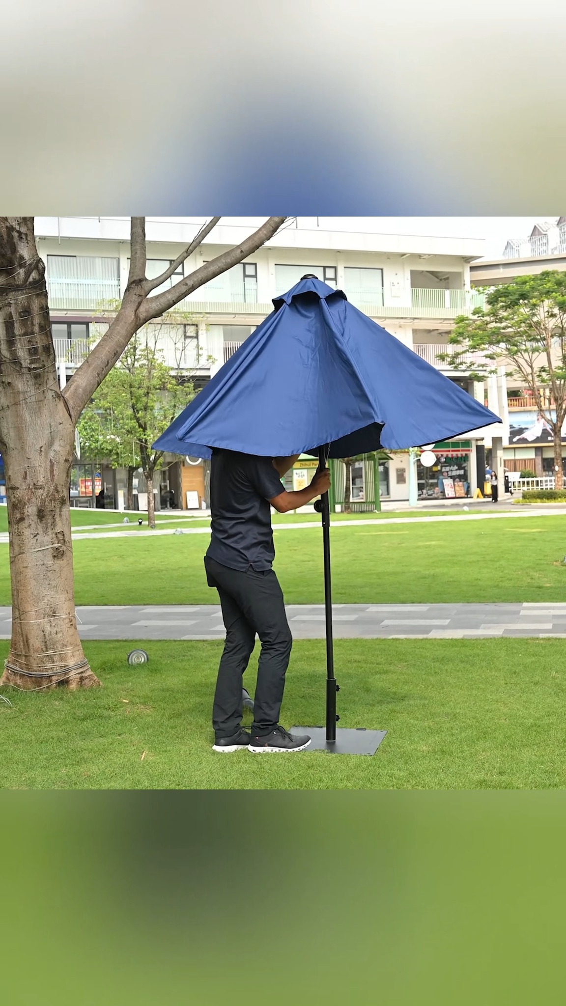 install patio umbrella GANAZONO Plastic Steel Material Easy Outdoor Repair Kit Pulley Bracket for Umbrellas : Tools & Home Improvement 13x13 ft / 11x15 ft