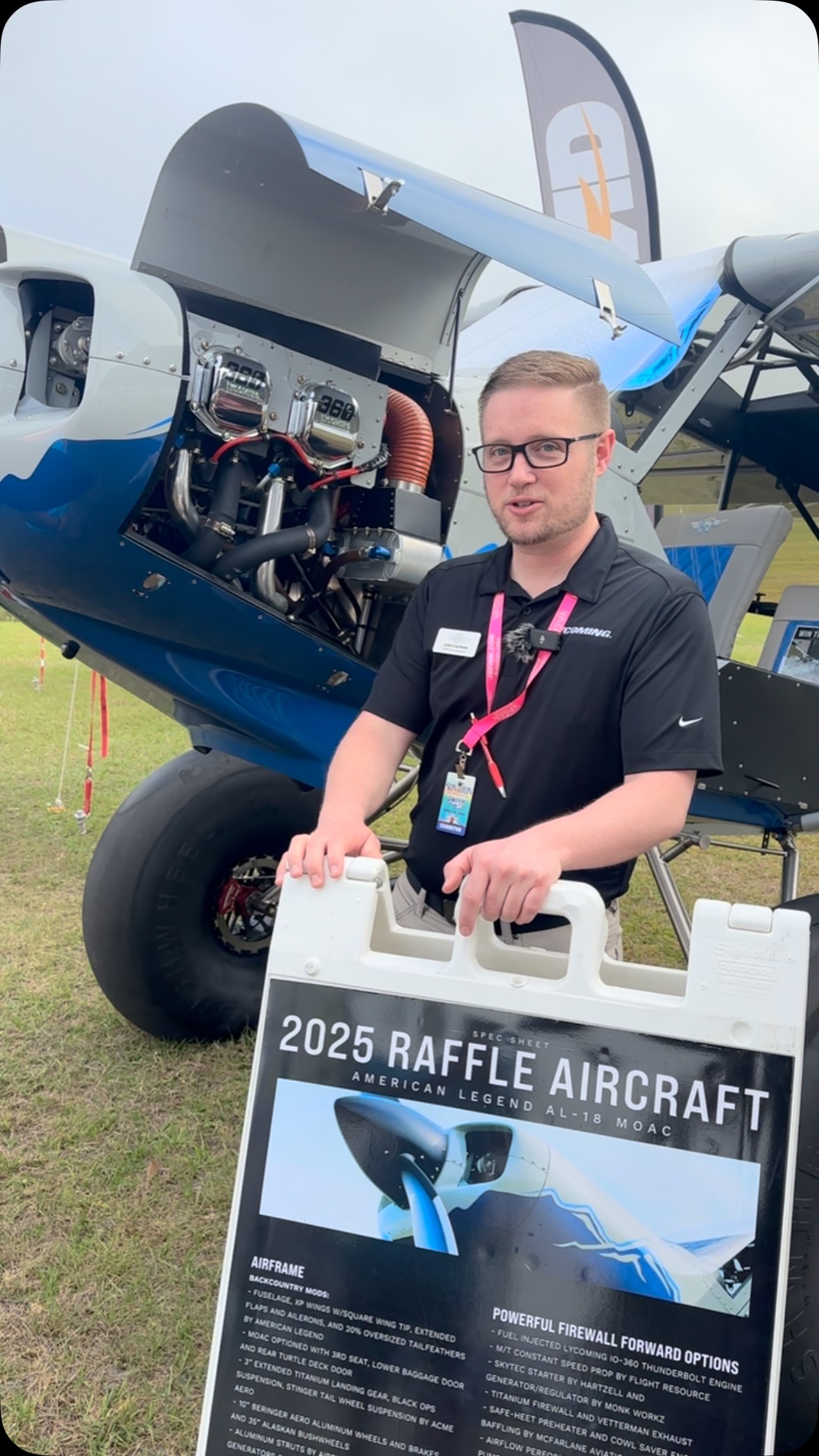 @lycomingengines donated the Lycoming IO-360 Thunderbolt to the @alaska ...