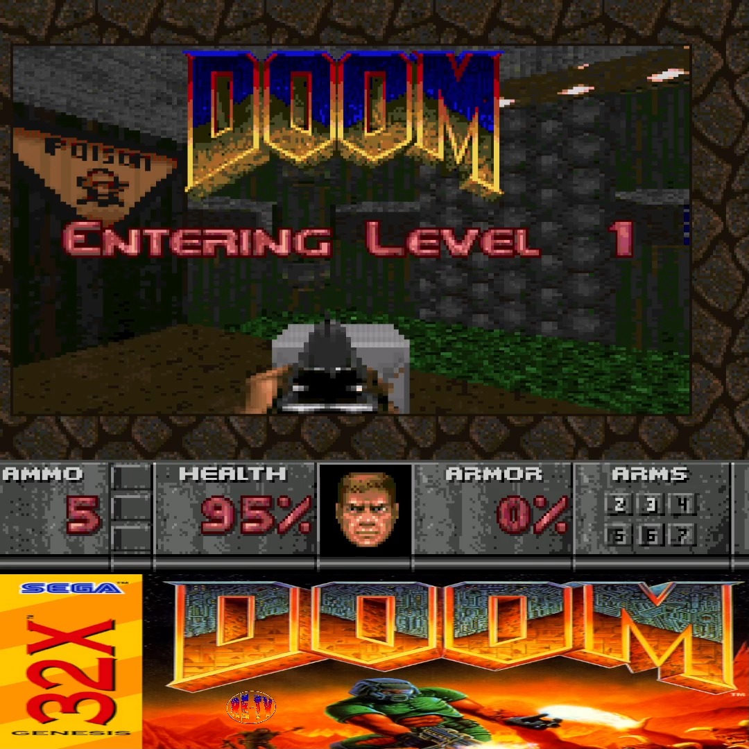 Doom on old zx spectrum device